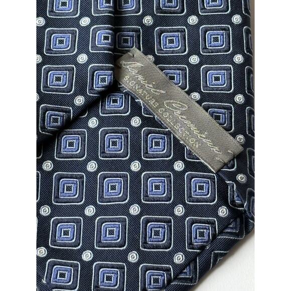 Daniel CREMIEUX Signature Collection Blue 100% Silk Tie‎ Limited Edition 70/233 - Picture 2 of 6